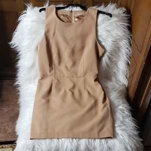 Forever 21 Exclusive Sleeveless Tan Dress